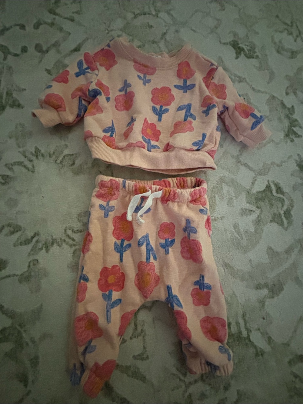 Old Navy Pink Floral Kids Matching Set